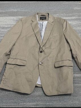 Banana Republic Men's Light Tan Linen-Blend Sport Coat